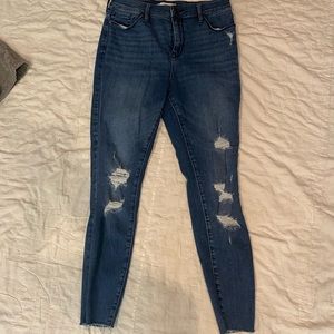 Pac sun skinny ripped jeans